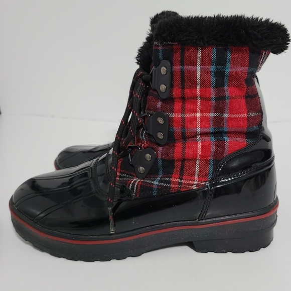 Storm by cougar alpen snow boots plad womens sz 9M - Picture 2 of 16